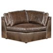 M Furniture Wilder 6 Piece Leather Sectional