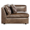 M Furniture Wilder 6 Piece Leather Sectional