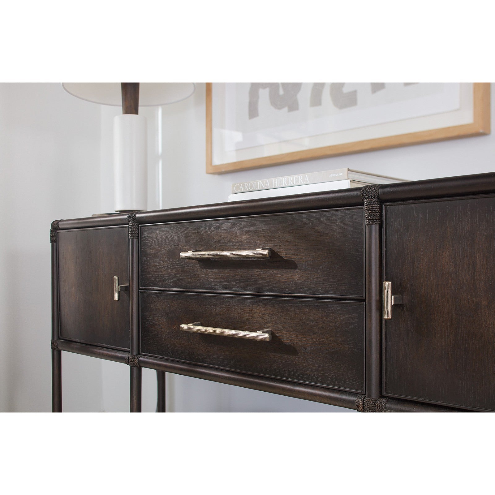 Hooker Furniture Retreat Pole Rattan Sideboard