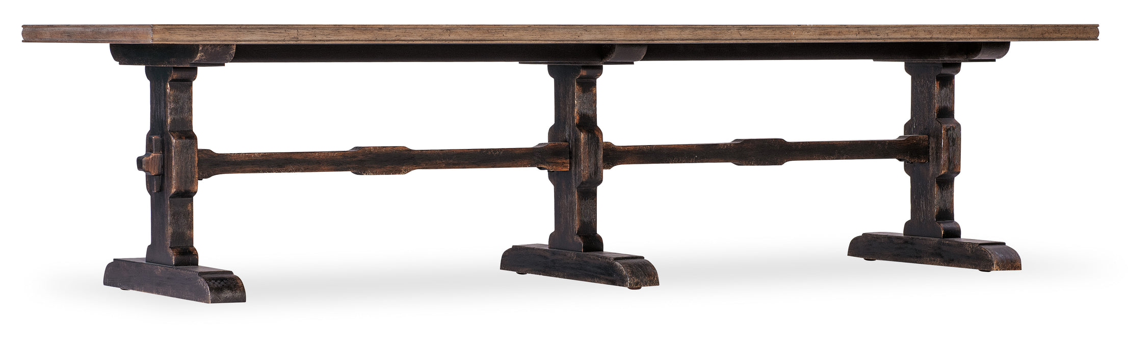 Hooker Furniture Americana Trestle Rectangle Cocktail Table