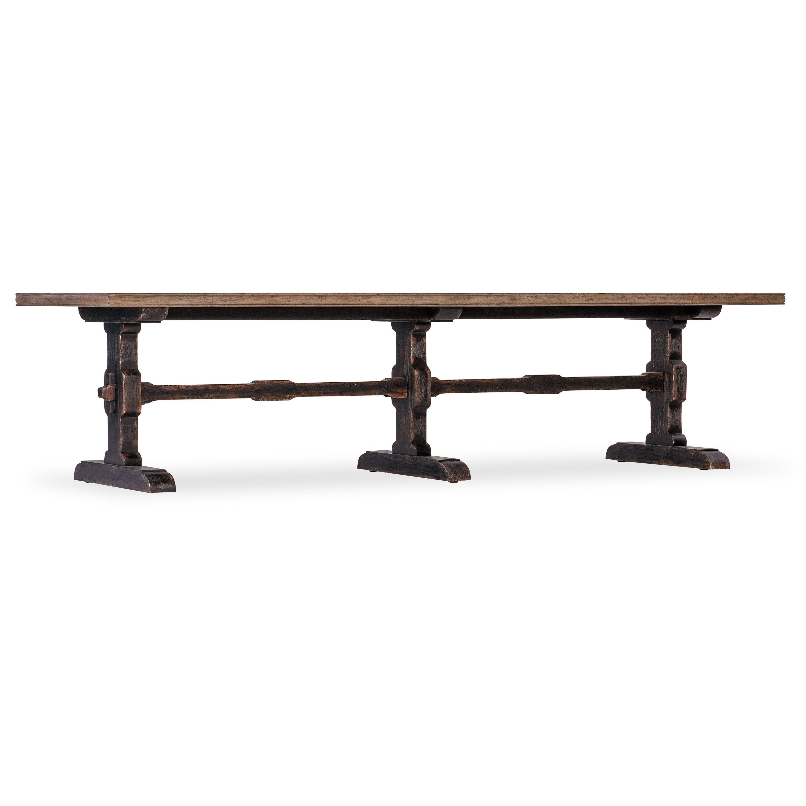 Hooker Furniture Americana Trestle Rectangle Cocktail Table