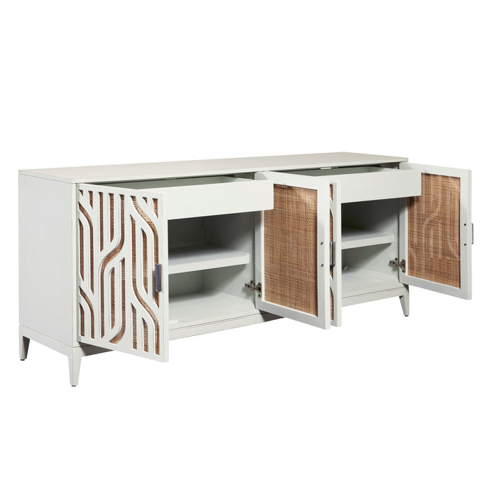 Pulaski Furniture Accents 4-Door Credenza with Storage