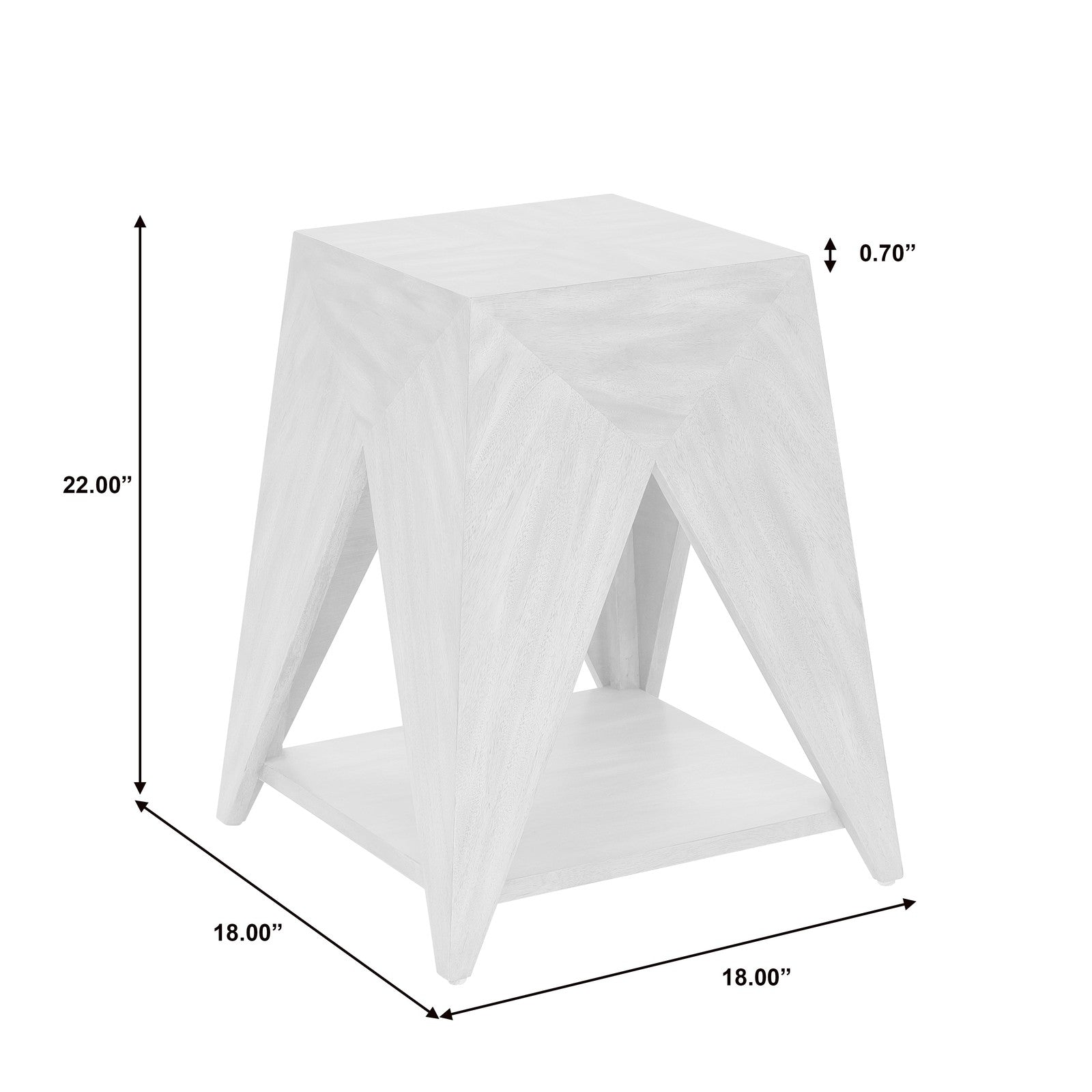Pulaski Furniture Geometric Shaped Accent Table