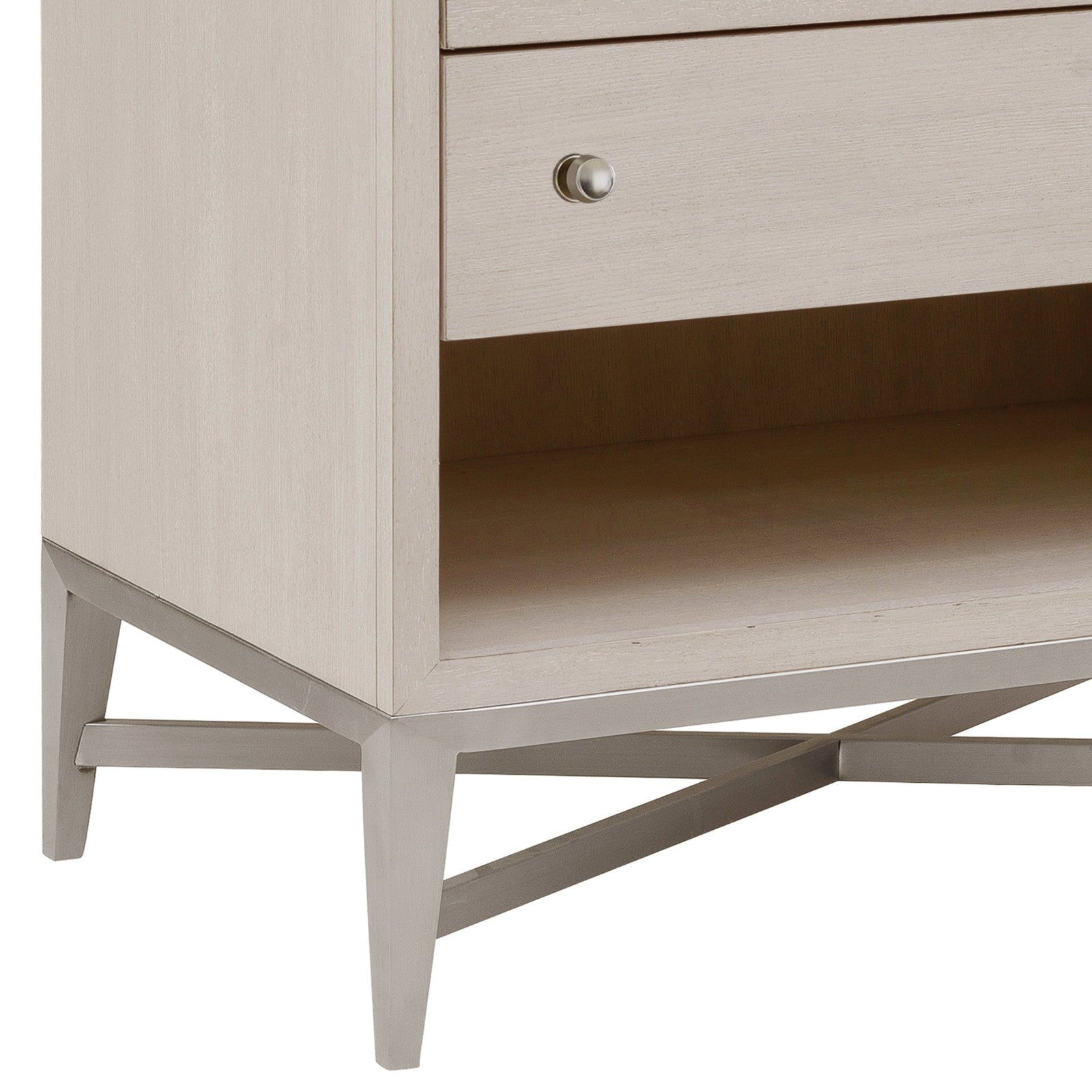 Pulaski Furniture Ashby Place Accent Nightstand with Center Drawers and USB-C Port