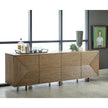 Pulaski Furniture Four Door Geometric Design Console