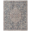 Feizy Marquette 39GUF Transitional Medallion in Blue/Ivory