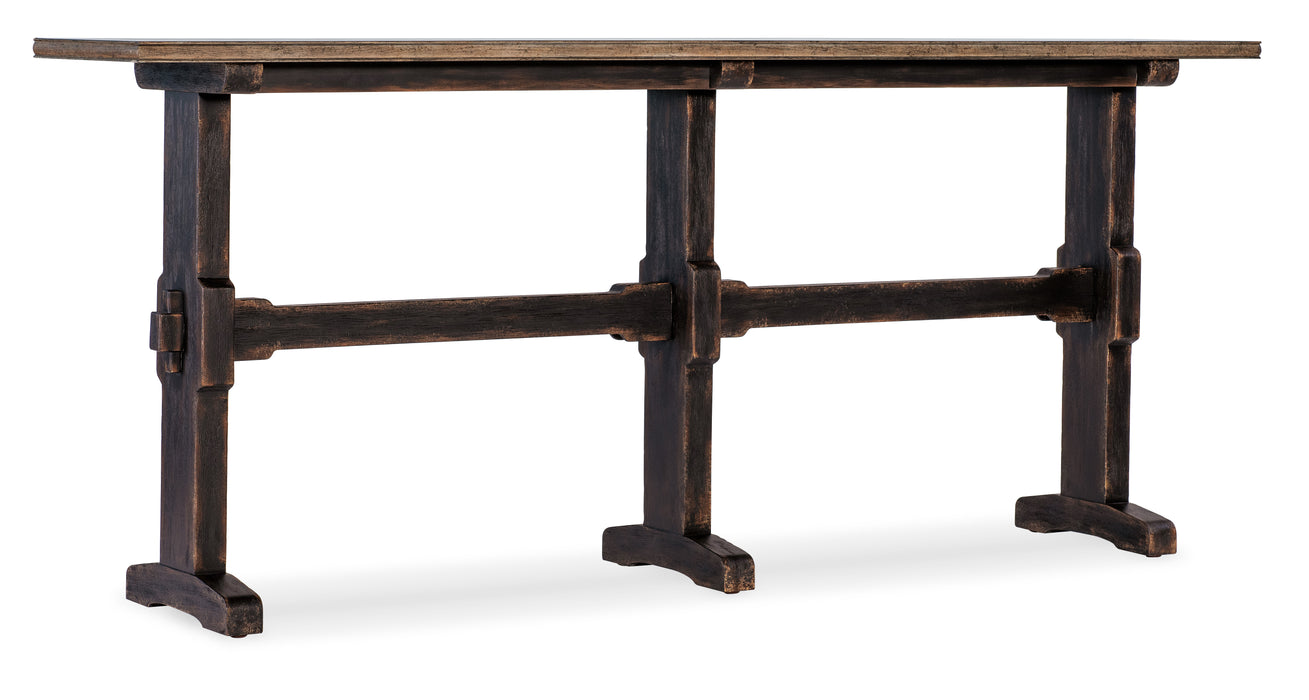 Hooker Furniture Americana Trestle Console Table