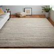 Feizy Navaro 8916F Modern Distressed Rug in Ivory