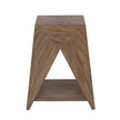Pulaski Furniture Geometric Shaped Accent Table
