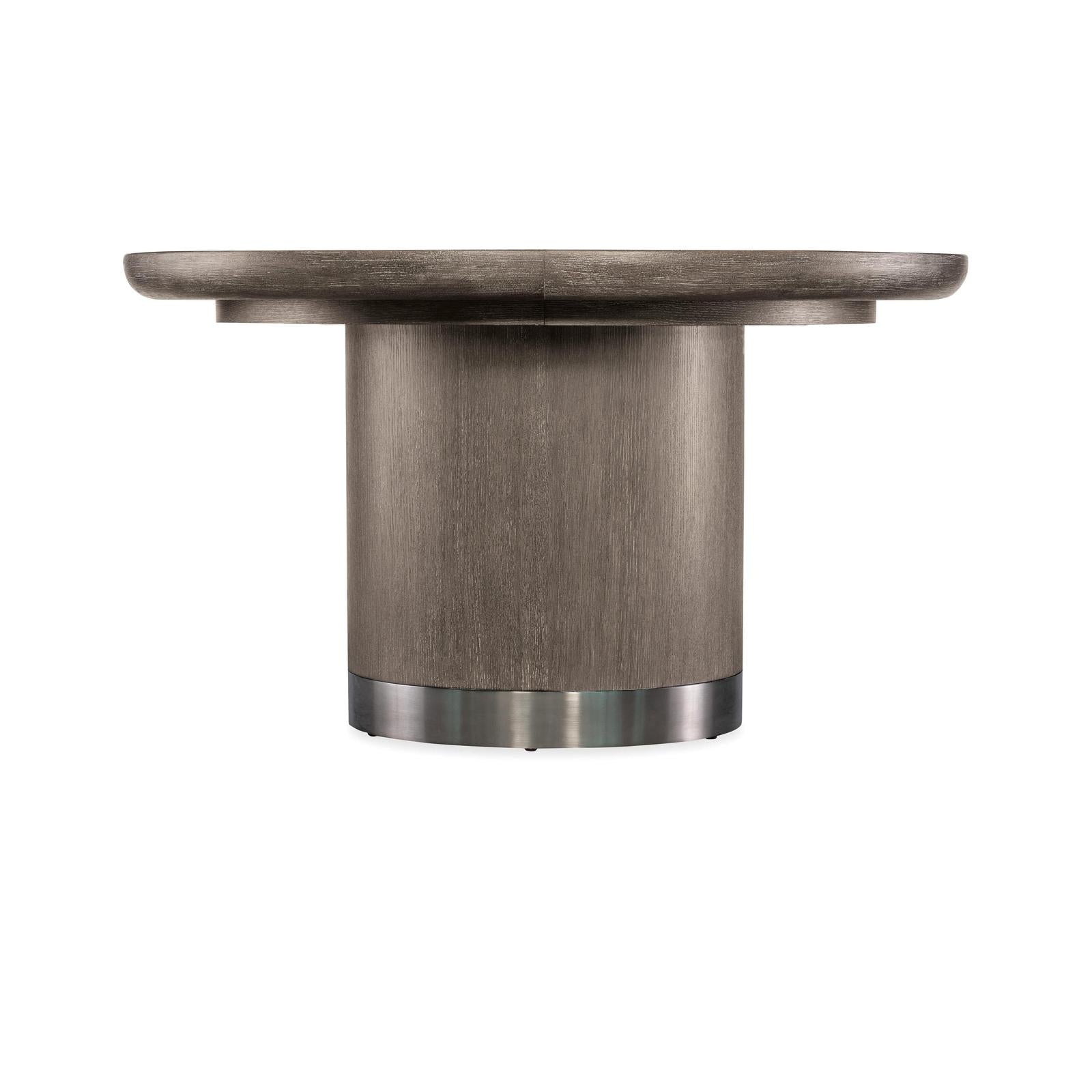 Hooker Furniture Modern Mood Round Dining Table with 1-18in Leaf