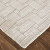 Feizy Redford 8669F Transitional Solid in Ivory