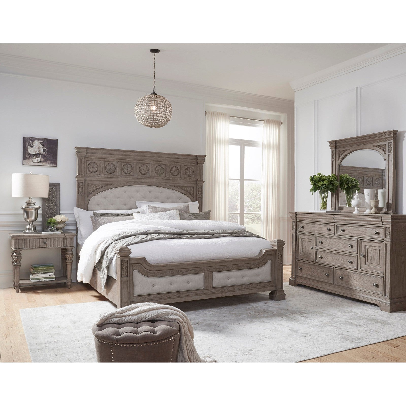 Pulaski Furniture Kingsbury 1 Drawer USB Charging Open Nightstand