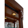 Pulaski Furniture PFC Curios Lighted Sliding Door 5 Shelf Curio Cabinet