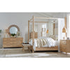 Hooker Furniture Retreat Pole Rattan Upholstered Poster Bed w/Canopy