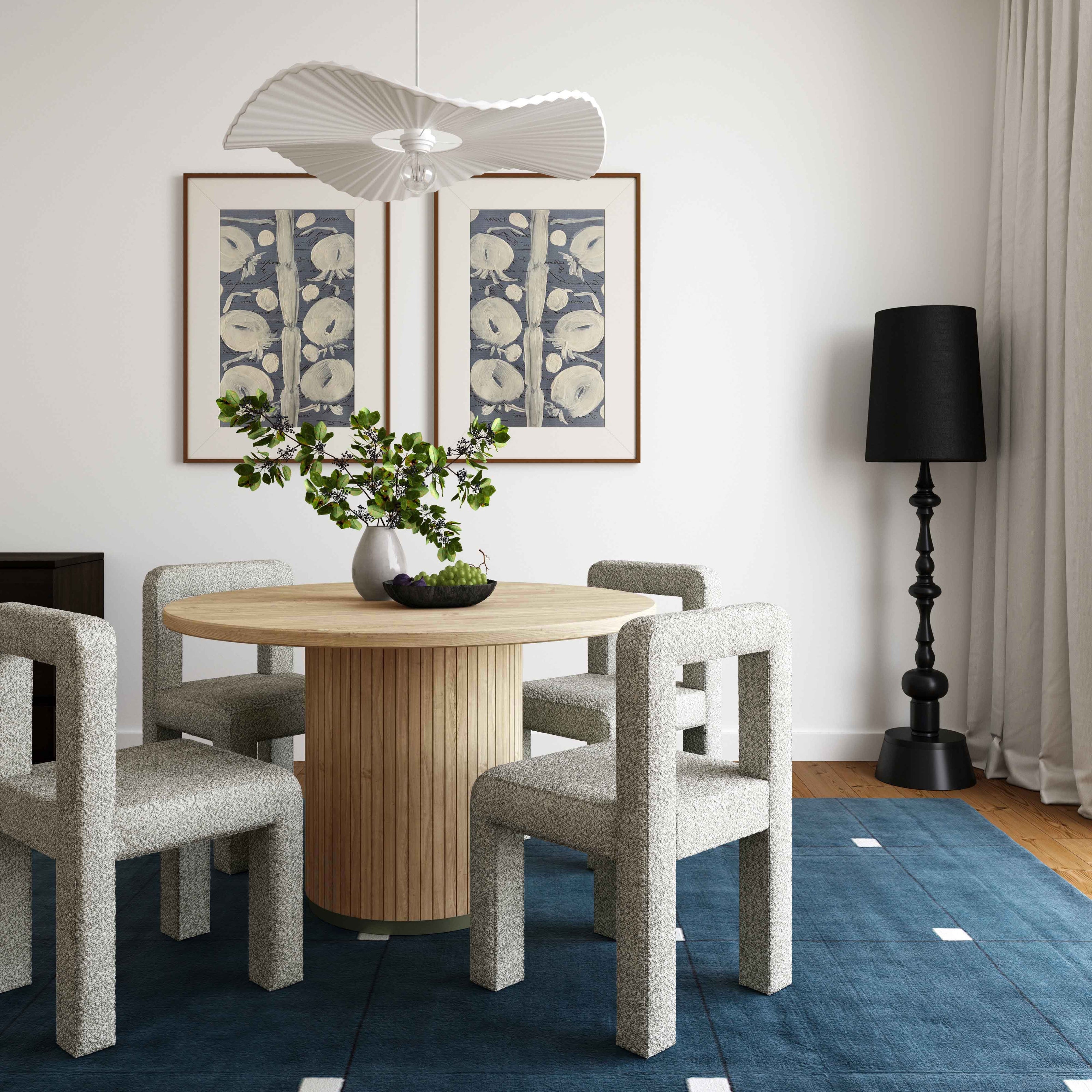 TOV Furniture Chelsea Oak Round Dining Table
