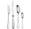 Christofle Steel Perles 24-Piece Stainless Steel Flatware Set with Chest