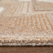 Feizy Pollock 8954F Modern Geometric in Ivory/Brown/Tan