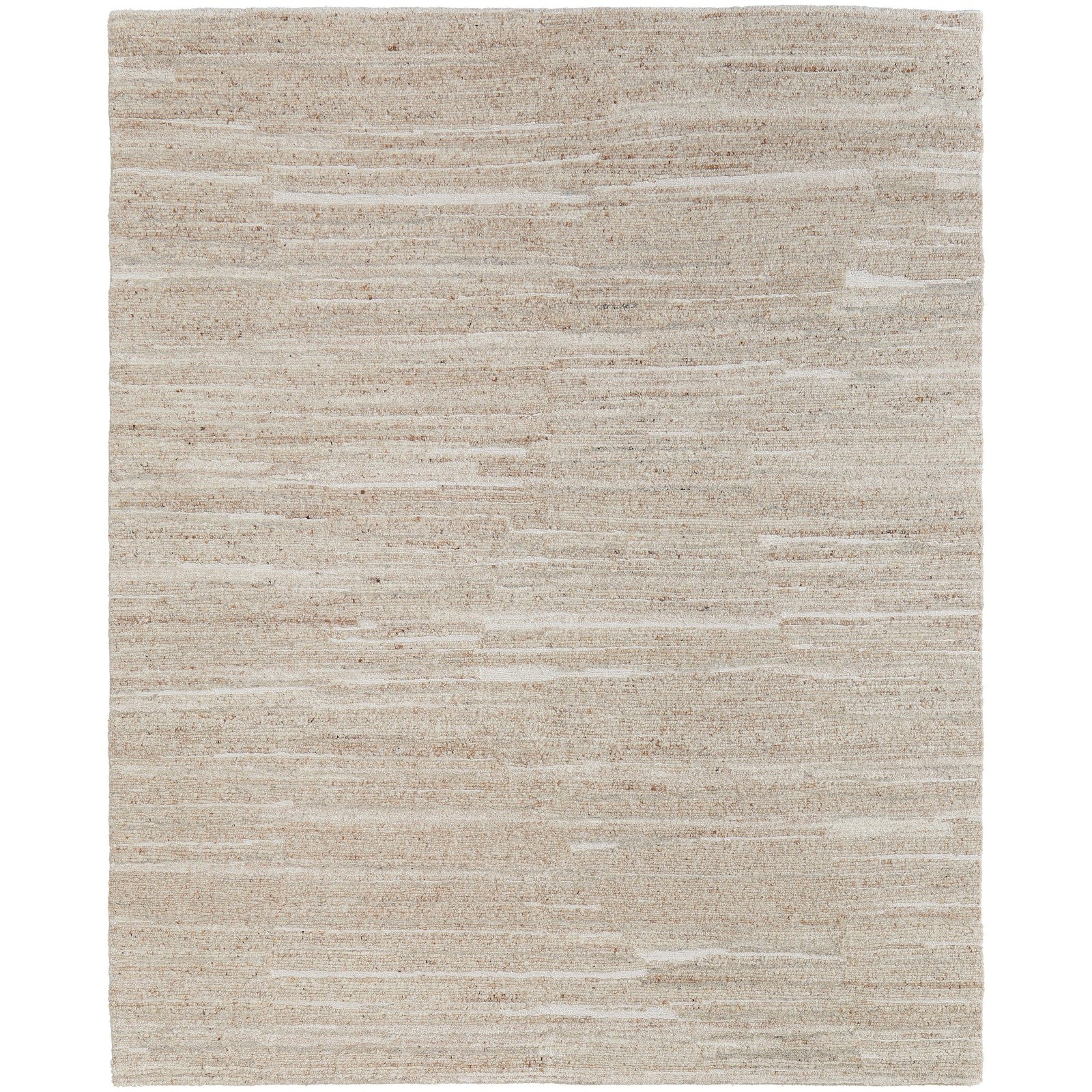 Feizy Navaro 8916F Modern Distressed Rug in Ivory