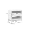 Pulaski Furniture Ashby Place Accent Nightstand with Center Drawers and USB-C Port
