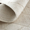 Feizy Redford 8846F Transitional Solid in Ivory/Gray