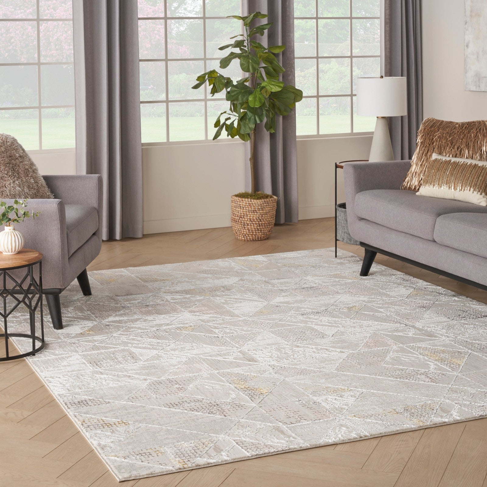 Nourison Glitz GLZ04 Contemporary Indoor Rug