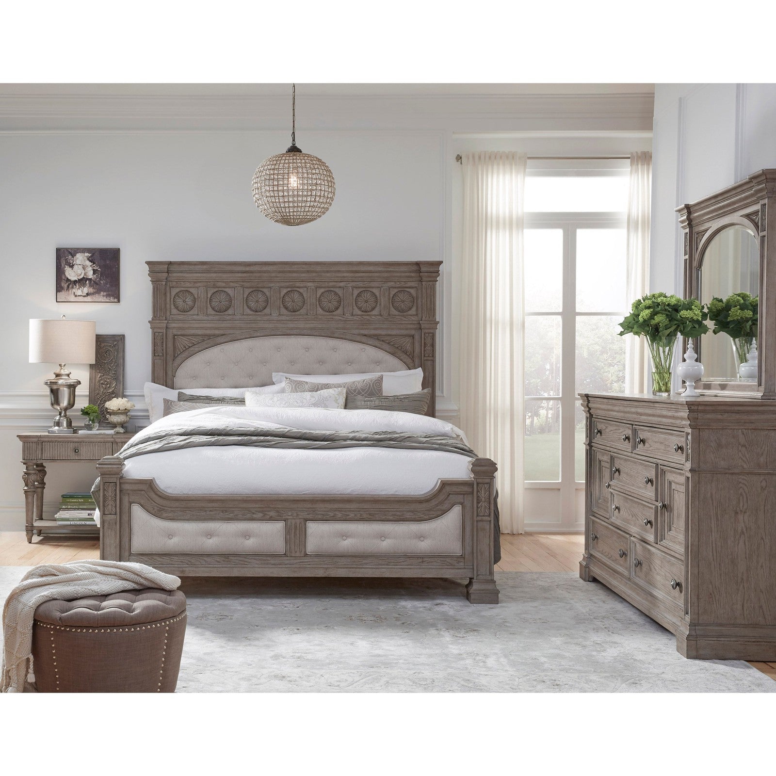 Pulaski Furniture Kingsbury 1 Drawer USB Charging Open Nightstand
