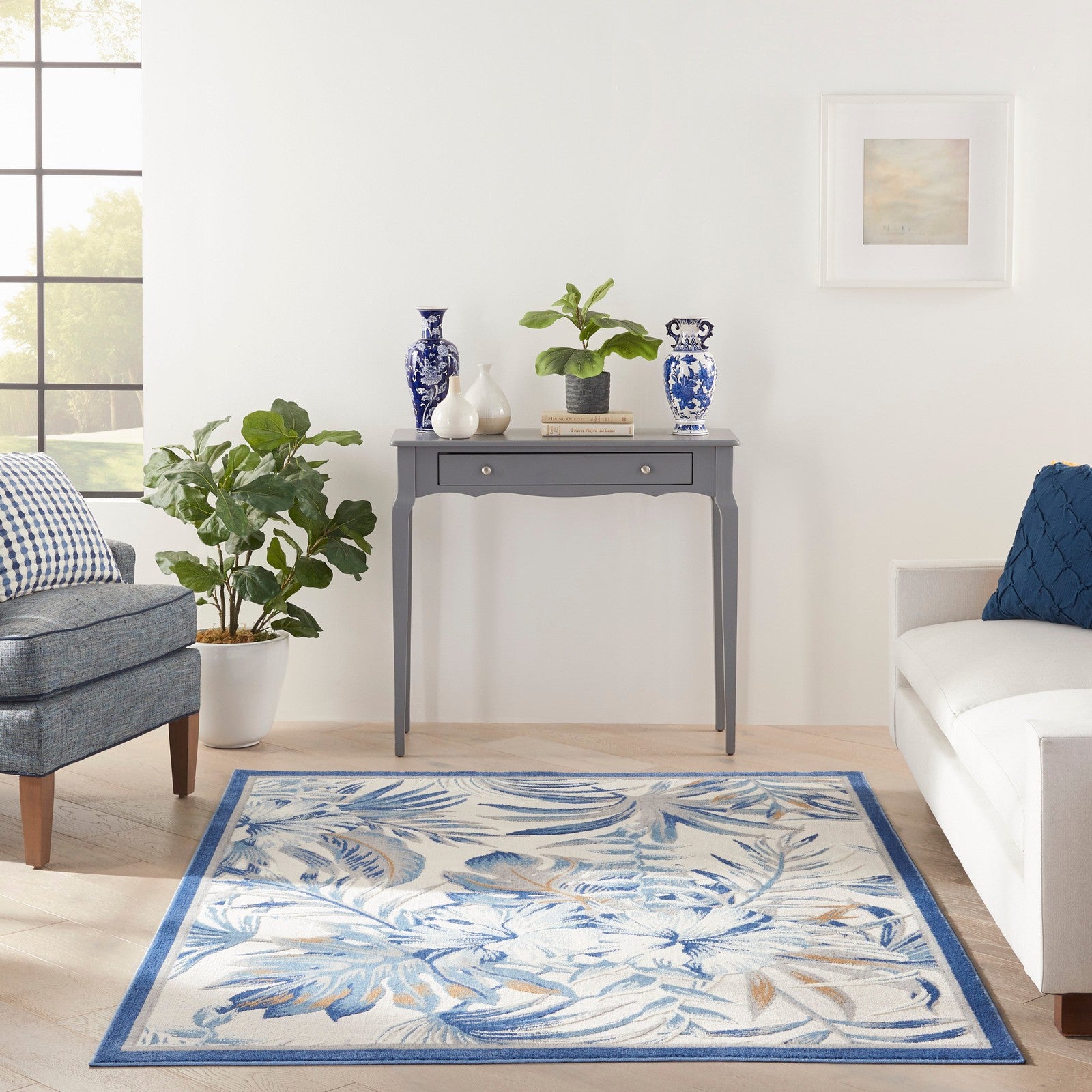 Nourison Seaside SDS02 Tropical Indoor Rug