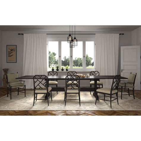 Jonathan Charles Epoch Trestle Dining Table 496096