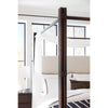 Hooker Furniture Retreat Pole Rattan Upholstered Poster Bed w/Canopy
