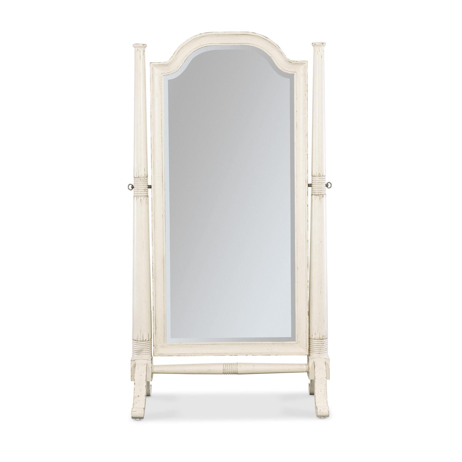 Hooker Furniture Americana Floor Mirror White