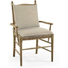 Jonathan Charles Doppler Ladder Back Arm Chair