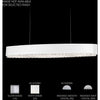 Schonbek Eclyptix LED S6336 Linear Pendant
