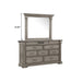 Pulaski Furniture Madison Ridge 10 Drawer Dresser and Framed Mirror