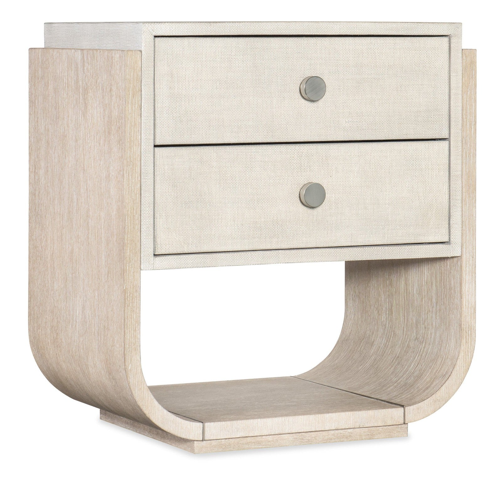Hooker Furniture Modern Mood Two Drawer Nightstand - Round Shape