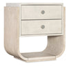 Hooker Furniture Modern Mood Two Drawer Nightstand - Round Shape