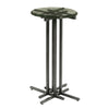 Pulaski Furniture Accents Glass Top Spot Table with Metal Base Pedestal