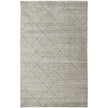 Feizy Redford 8848F Transitional Solid in Ivory/Silver