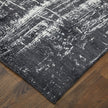 Feizy Coda 8929F Modern Abstract Rug in Black/White