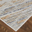 Feizy Laina 39G6F Transitional Abstract in Tan/Ivory/Gray