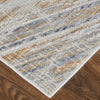Feizy Laina 39G6F Transitional Abstract in Tan/Ivory/Gray