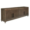 Pulaski Furniture Accents 4-Door Console with Tray Drawers