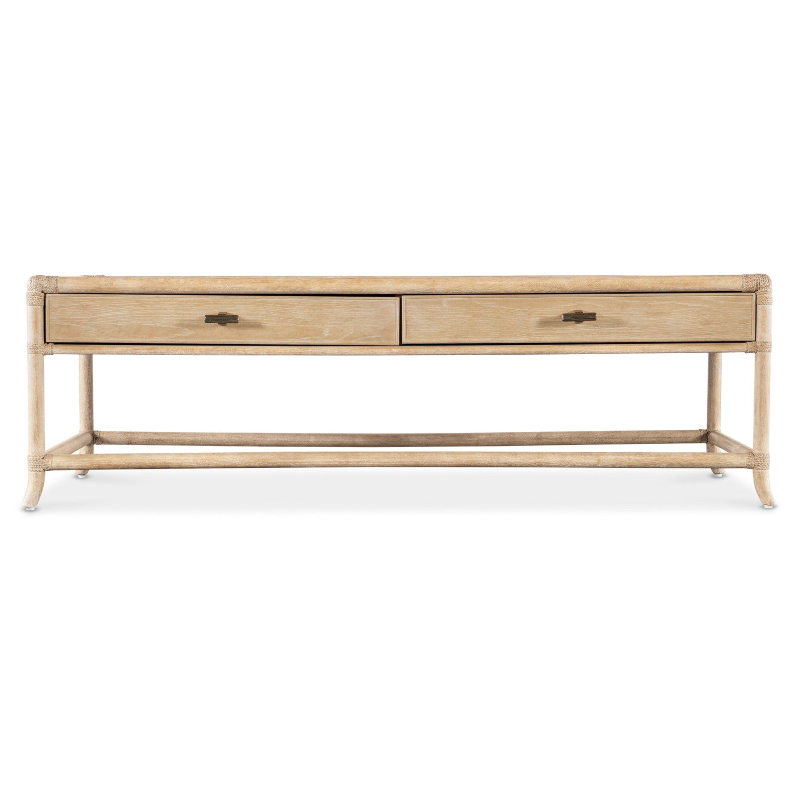 Hooker Furniture Retreat Pole Rattan Cocktail Table