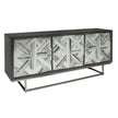 Pulaski Furniture Hand Painted 3 Door Credenza