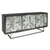 Pulaski Furniture Hand Painted 3 Door Credenza