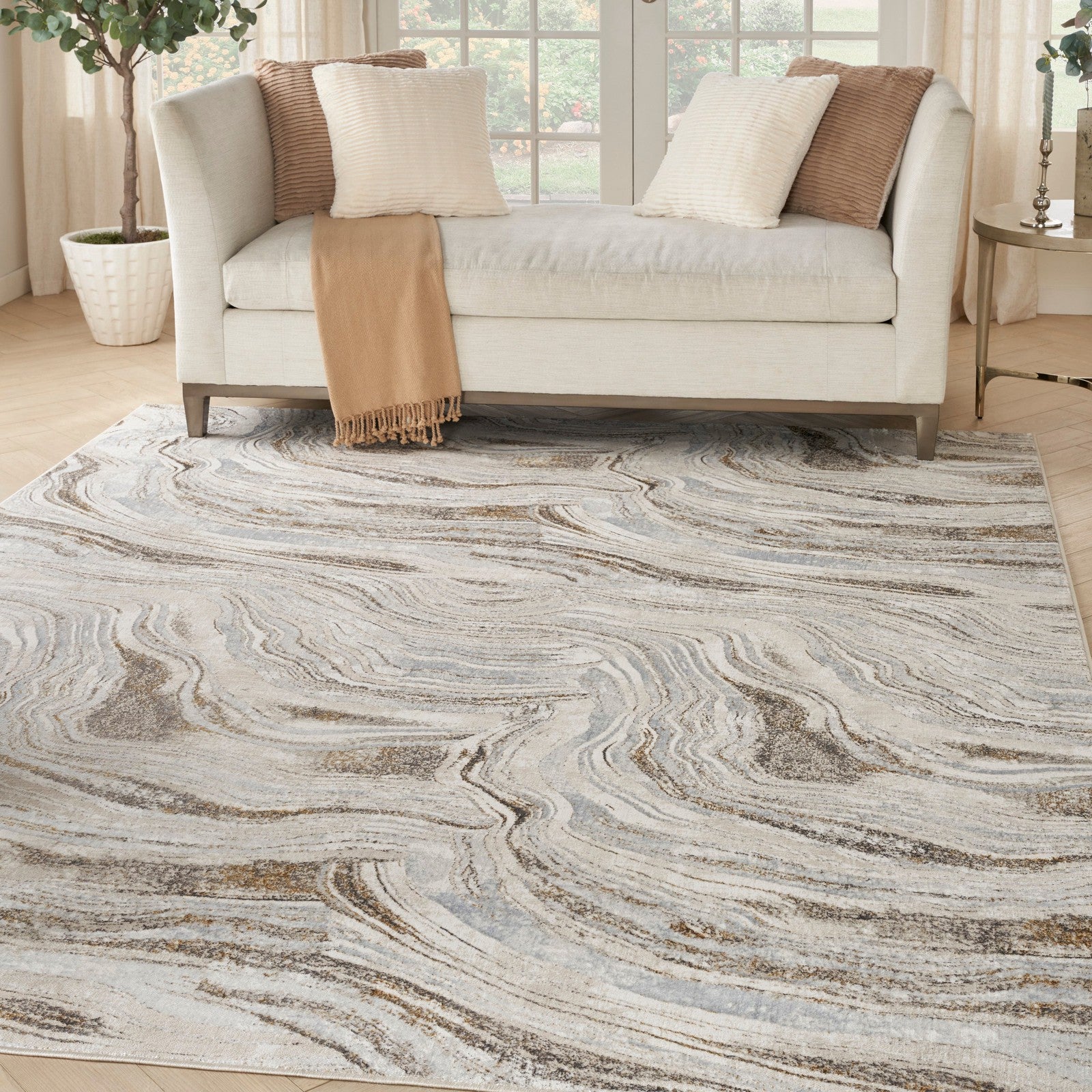 Nourison Glitz GLZ22 Modern Indoor Rug