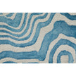 Feizy Lorrain 8920F Modern Abstract Rug in Blue/Ivory