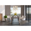 Jonathan Charles Upwelling Stone Leg Dining Table 500398-116L-NDK