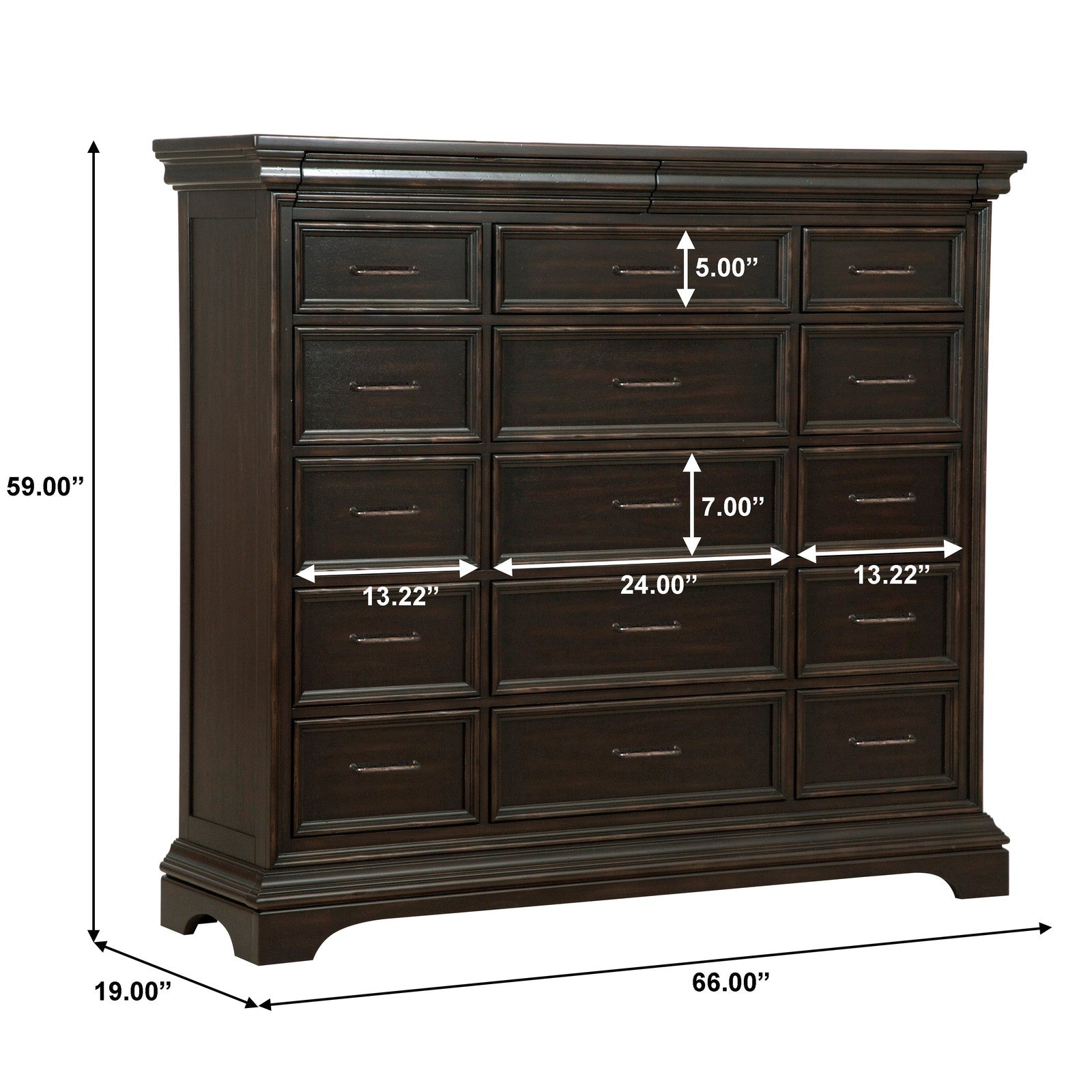 Pulaski Furniture Caldwell 17 Drawer Master Chest