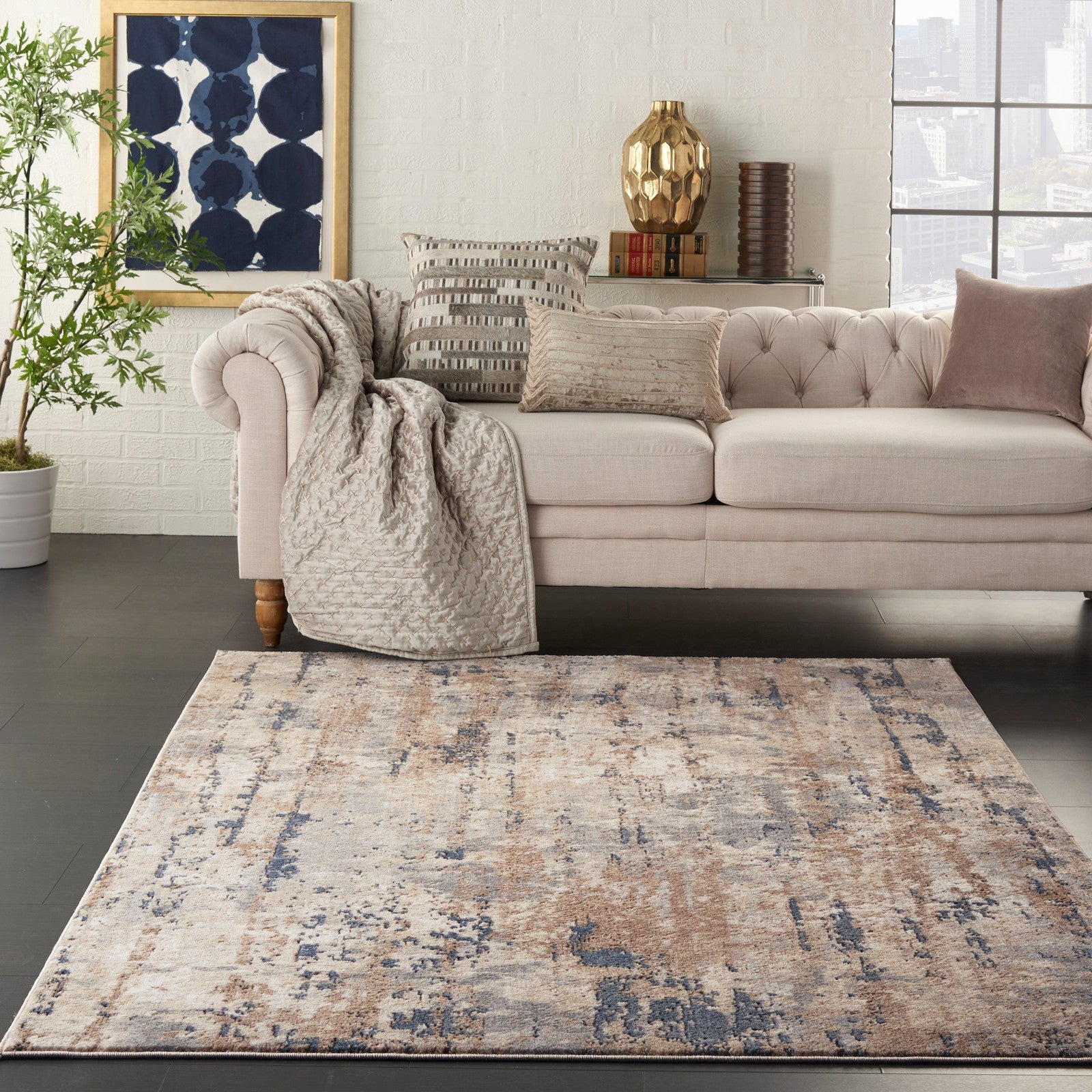 Nourison Quarry QUA01 Modern Indoor Rug