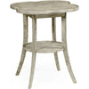 Jonathan Charles Casual Accents Quatrefoil Lamp Table 491043